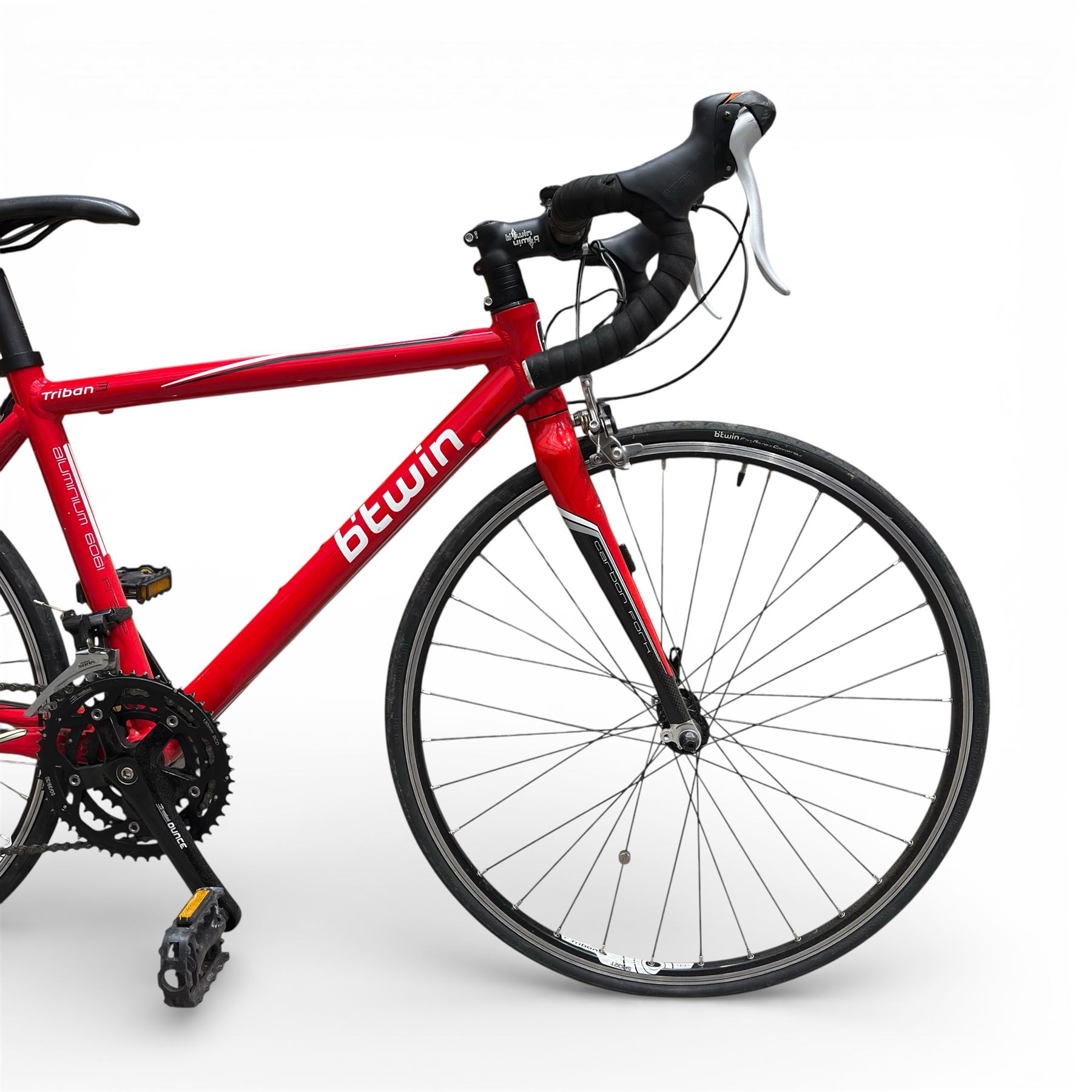 B'Twin Triban 3 Youth Road Bike - Aluminium 606I Frame