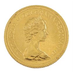 Queen Elizabeth II 1978 gold full sovereign coin