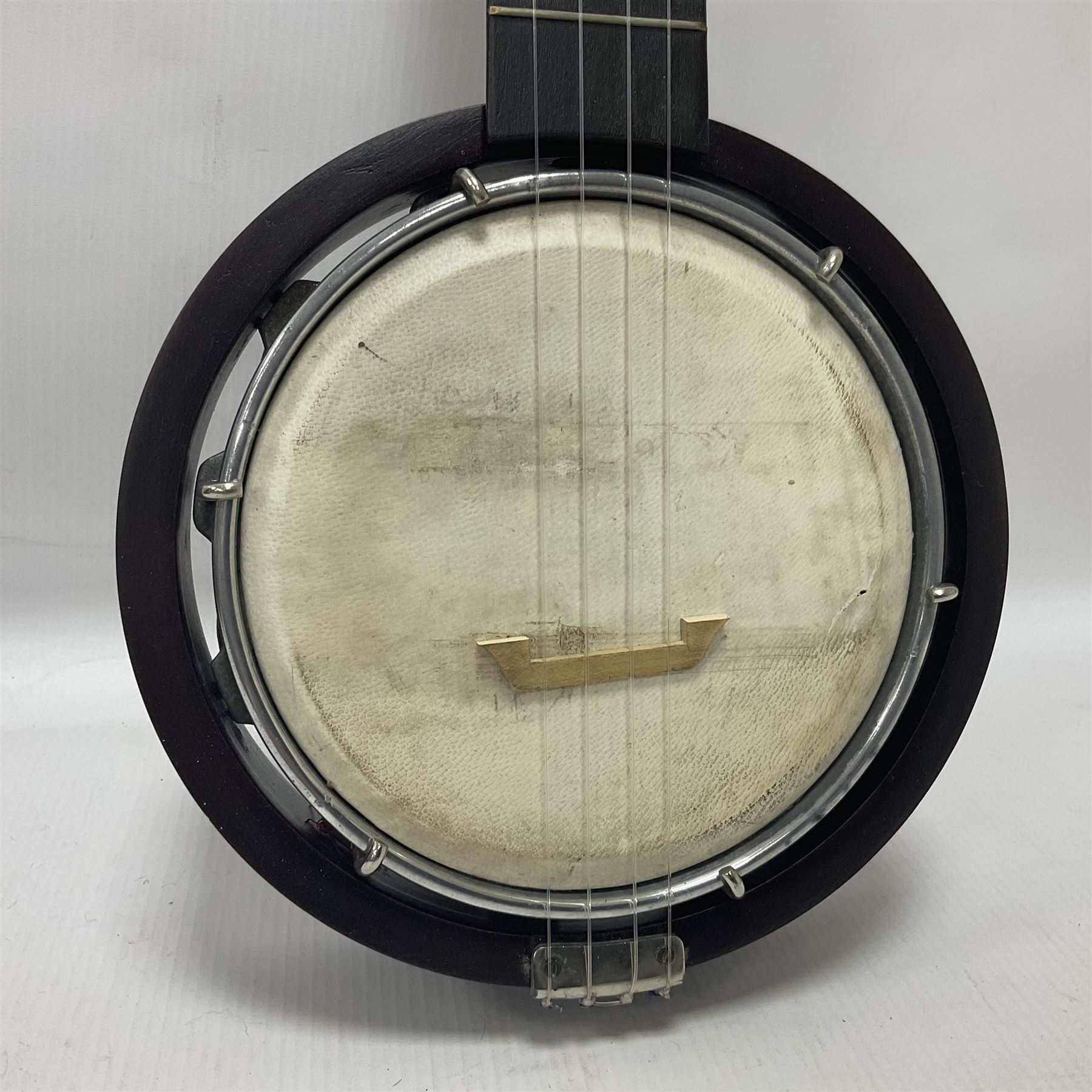 Keech 1920's four string model C Banjulele in its original case