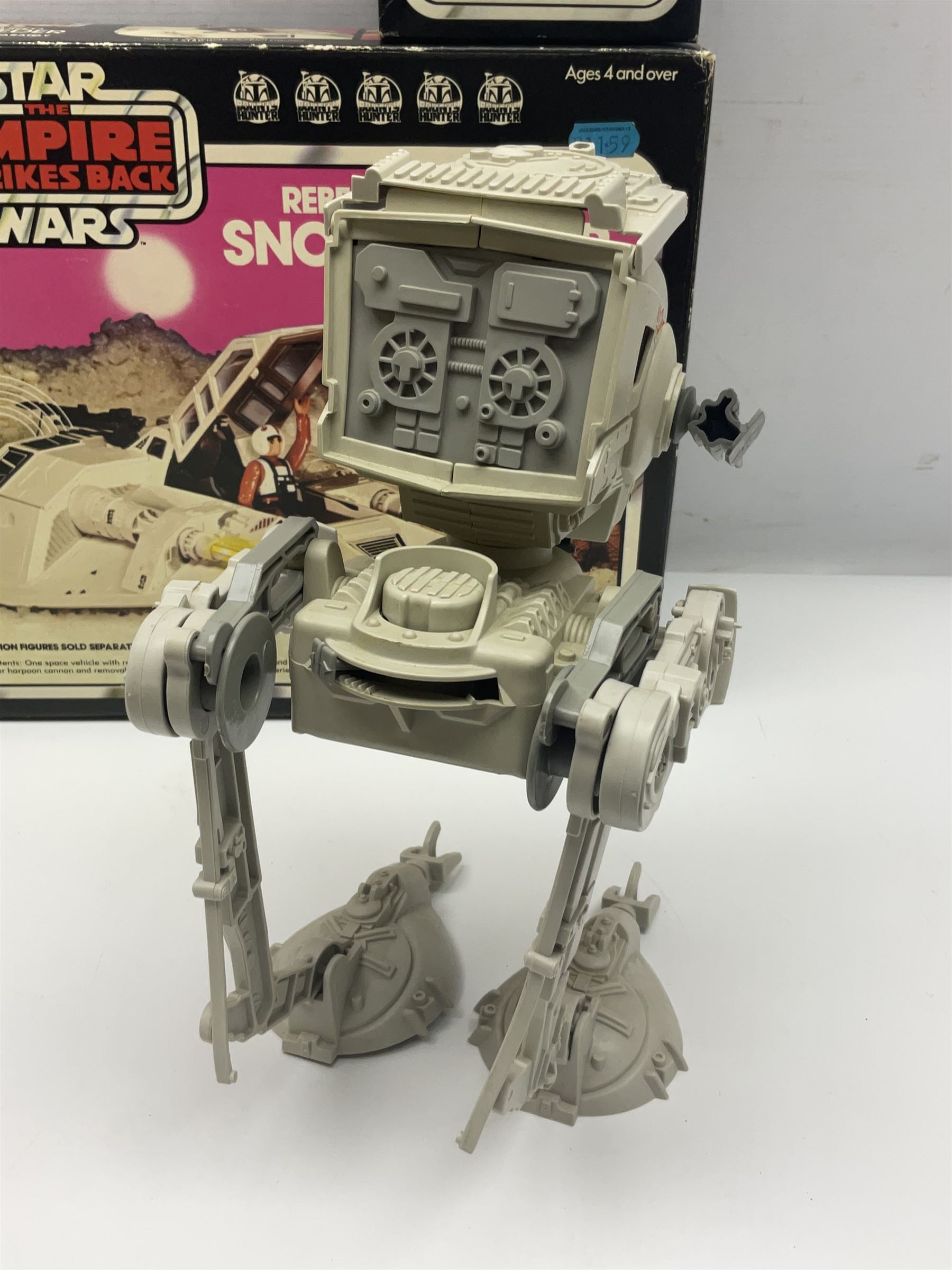 Star Wars - vintage vehicles comprising Rebel Armoured Snowspeeder and Tri-pod Laser Cannon; both boxed; Rebel Transport with 3 3/4