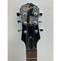 Epiphone Junior Model electric guitar in blue, serial no.C197013908 L98cm