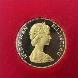 Queen Elizabeth II Isle of Man 1979 gold proof full sovereign coin, in holder with certificate