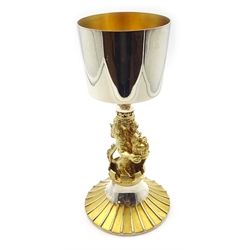  AURUM -  a silver commemorative goblet by Tim Minett for Aurum London 1977 limited edition no 484/750 