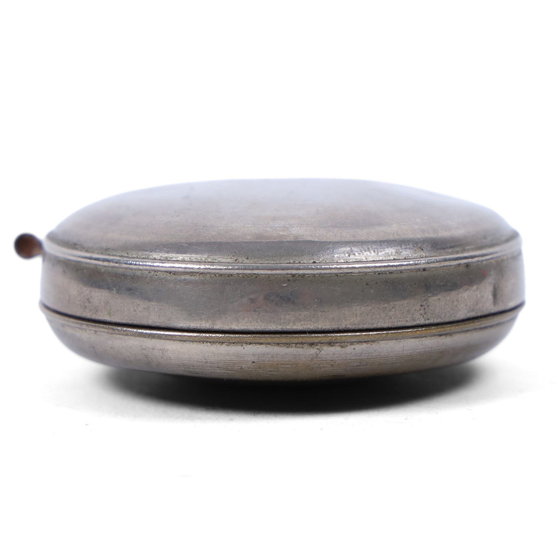  19th century portable gambling dice game in the form of a pocket watch, D5cm