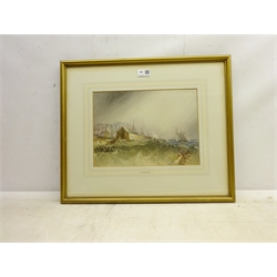  Henry Barlow Carter (British 1804-1868): Burlington Quay Bridlington, watercolour unsigned 23cm x 32cm  