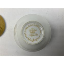 Rosenthal lidded bowl decorated in the Magic Flute pattern, designed by Bjorn Wiinblad, with gilt factory marks and signature to base, H20cm