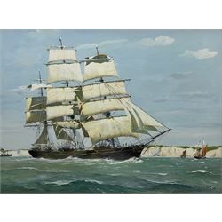 Roger Chapelet (French 1903-1995): 'Cutty Sark', gouache signed and titled 44cm x 59cm