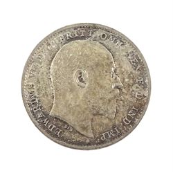 King Edward VII 1902 matt proof short coin set, comprising gold half sovereign and sovereign, silver maundy money set, sixpence, shilling, florin, halfcrown and crown, housed in the official dated case of issue