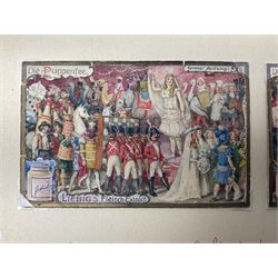 Six original Liebig watercolour illustrations: 'La Fie des Poupiees' 1907