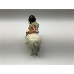 John Beswick  'Learner Rider' figure by Norman Thelwell