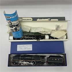 Wrenn '00' gauge - two Princess Coronation (Duchess Class) 4-6-2 locomotives - 'City of Birmingham' No.46235 in BR Green; boxed with tender and instructions; and 'City of Stoke-on-Trent' No.6254 in LMS lined black with associated plain blue box (2)