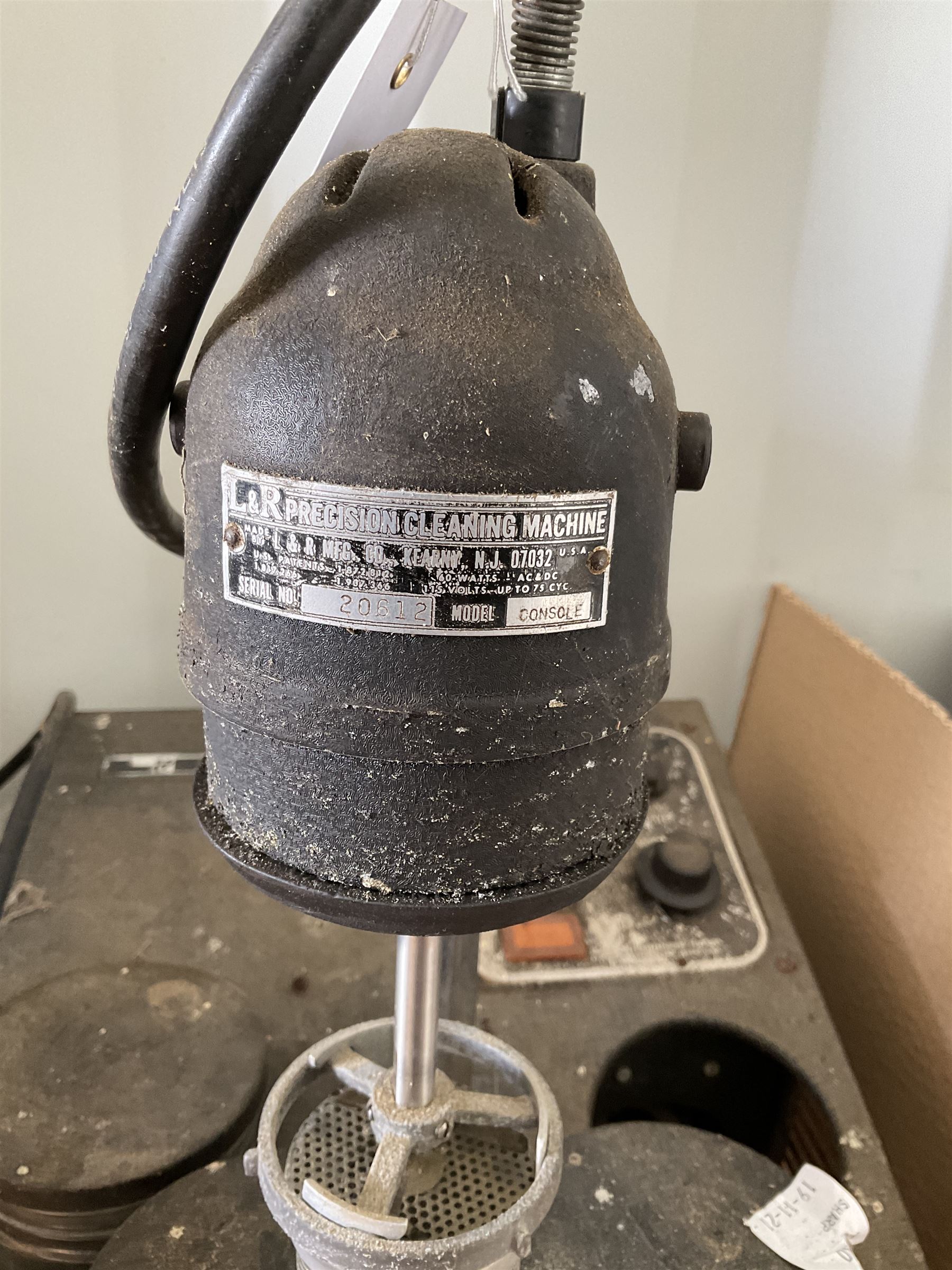 Pair of '' Elma '' and ''L&R '' precision watch cleaning machines - THIS LOT IS TO BE COLLECTED BY APPOINTMENT FROM DUGGLEBY STORAGE, GREAT HILL, EASTFIELD, SCARBOROUGH, YO11 3TX