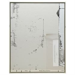 Matthew Brannon (American 1971-): 'Aperitif', acrylic and collage mixed media on canvas laid onto cardboard 58cm x 46cm
Provenance: exhibited at 'The Ventriloquist' exhibition at the Office Baroque Gallery, Antwerp, 2012
Notes: Brannon’s text-driven compositions blend design aesthetics with psychological nuance. Aperitif exemplifies his use of restrained imagery and oblique narrative, drawing from advertising, literature, and social ritual. His work is held in major collections including MoMA and the Whitney.