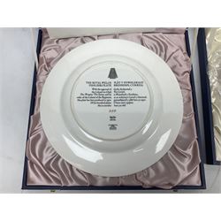 Five Spode Mulberry Hall limited edition Regimental commemorative plates - Argyll & Sutherland Highlanders No.9/500; Cheshire Regiment No.352/500; Kings Own Scottish Borderers No.113/500; Black Watch Royal Highland Regiment No.331/500; and Royal Welch Fusiliers No.309/500; all boxed with certificates (5)
