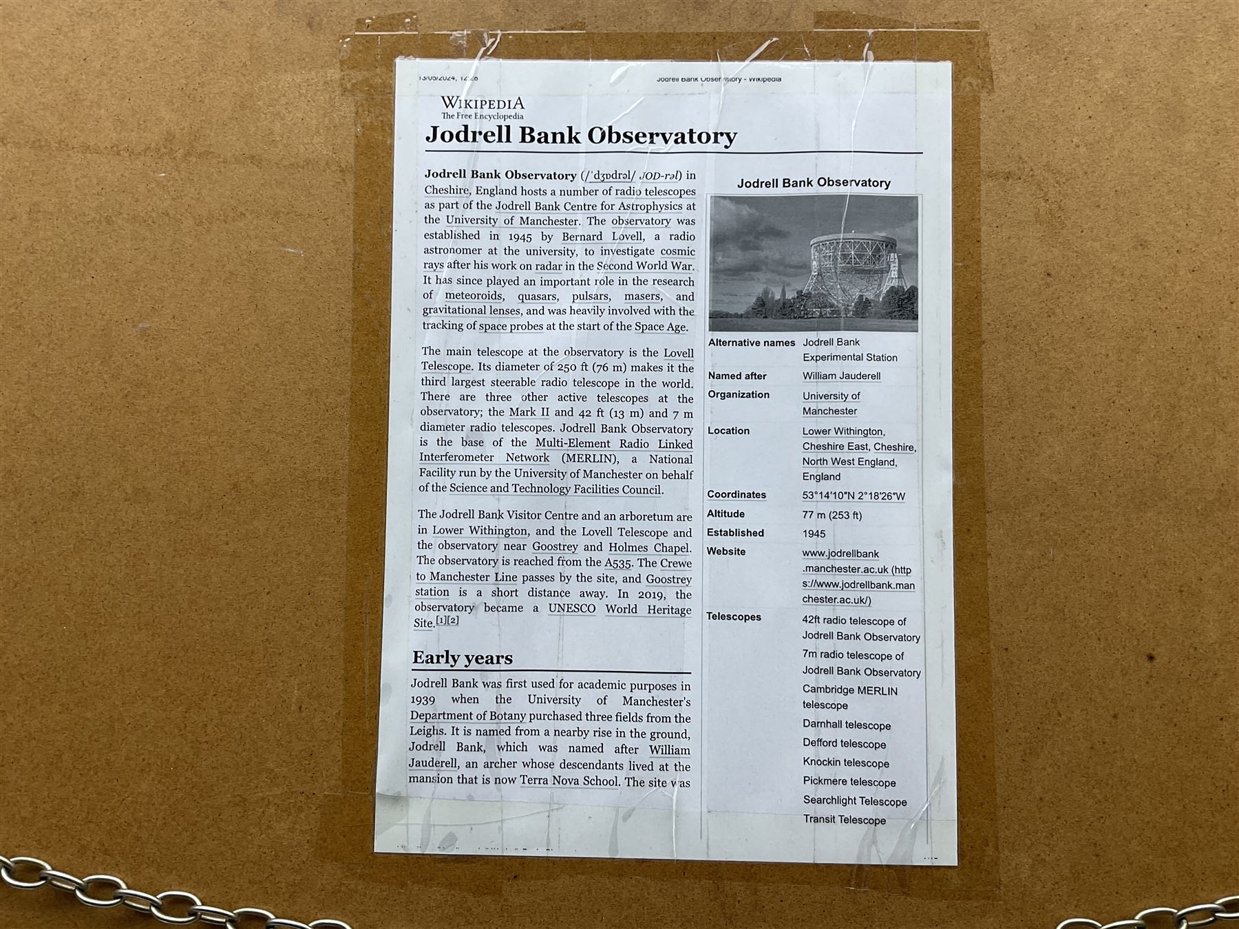 Harold Wharfe (British 20th Century): Jodrell Bank Observatory, cubist style watercolour and gouache signed 60cm x 90cm 