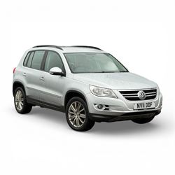 VW Tiguan, 2 Litre diesel, Automatic, 2011, Silver, MOT till 06/09/2026, 120,000 Miles (NV11 DDF)