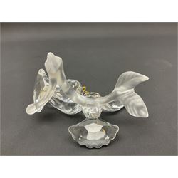 Fourteen Swarovski Crystal bird figures, to include toucan, mandarin duck, swans, parrot, cranes etc 