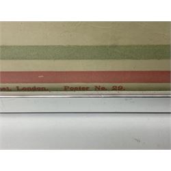 WWI style Scarborough enlistment poster 'Remember Scarborough! Enlist Now!', in metallic frame, H75.5cm