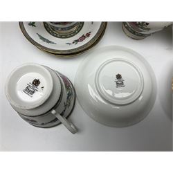 Paragon Tree of Kashmir part tea and dinnerwares service for six, comprising dinner plates, side plates, teacups and saucers, milk jug and open sucrier (26)