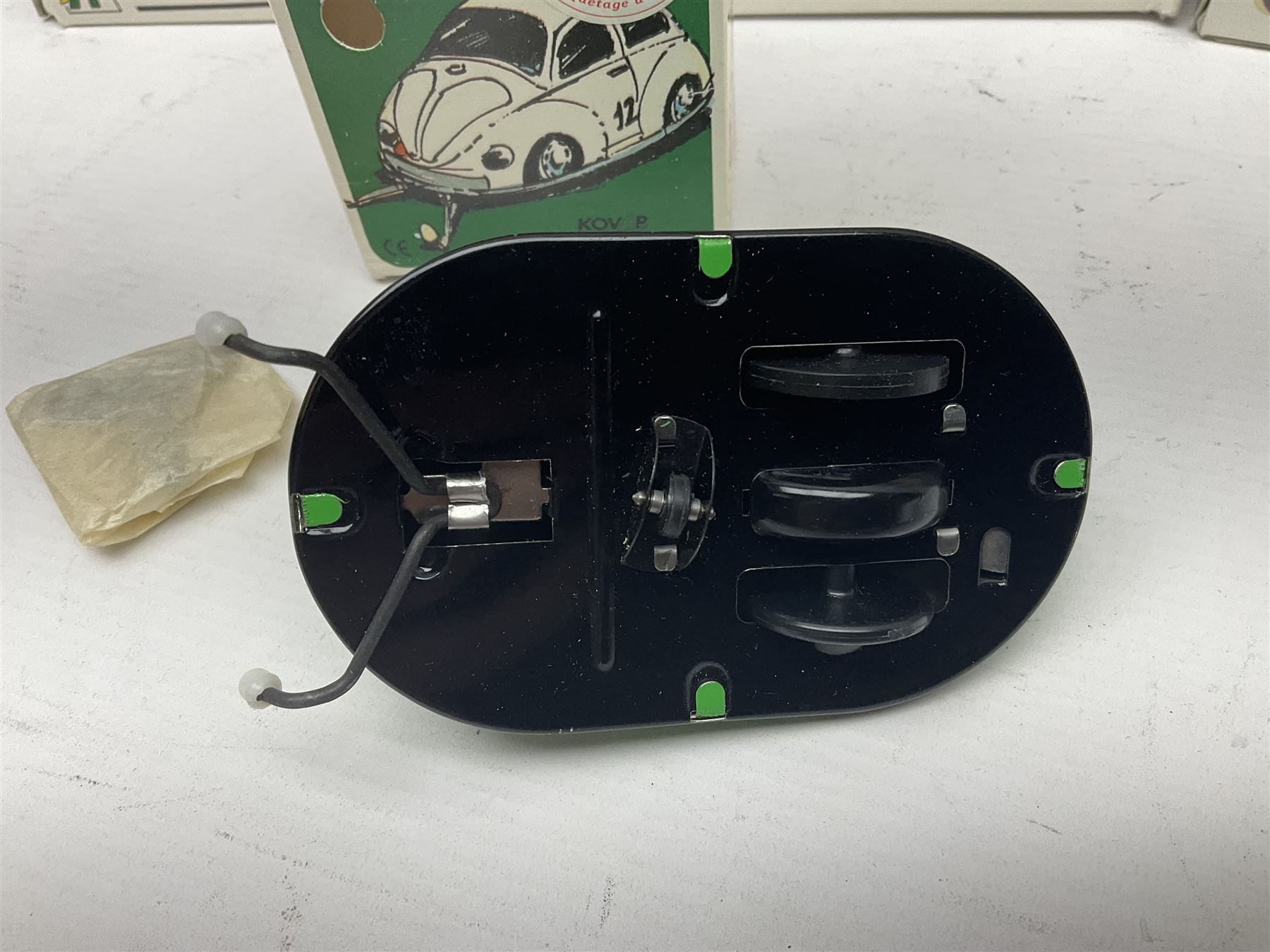 Kovap - eleven tinplate models to include Tractor and Trailer, Road Roller 1927, Moving Moneybox 1924, Hawkeye type B 1924, Boy on a Tricycle; all in original boxes 