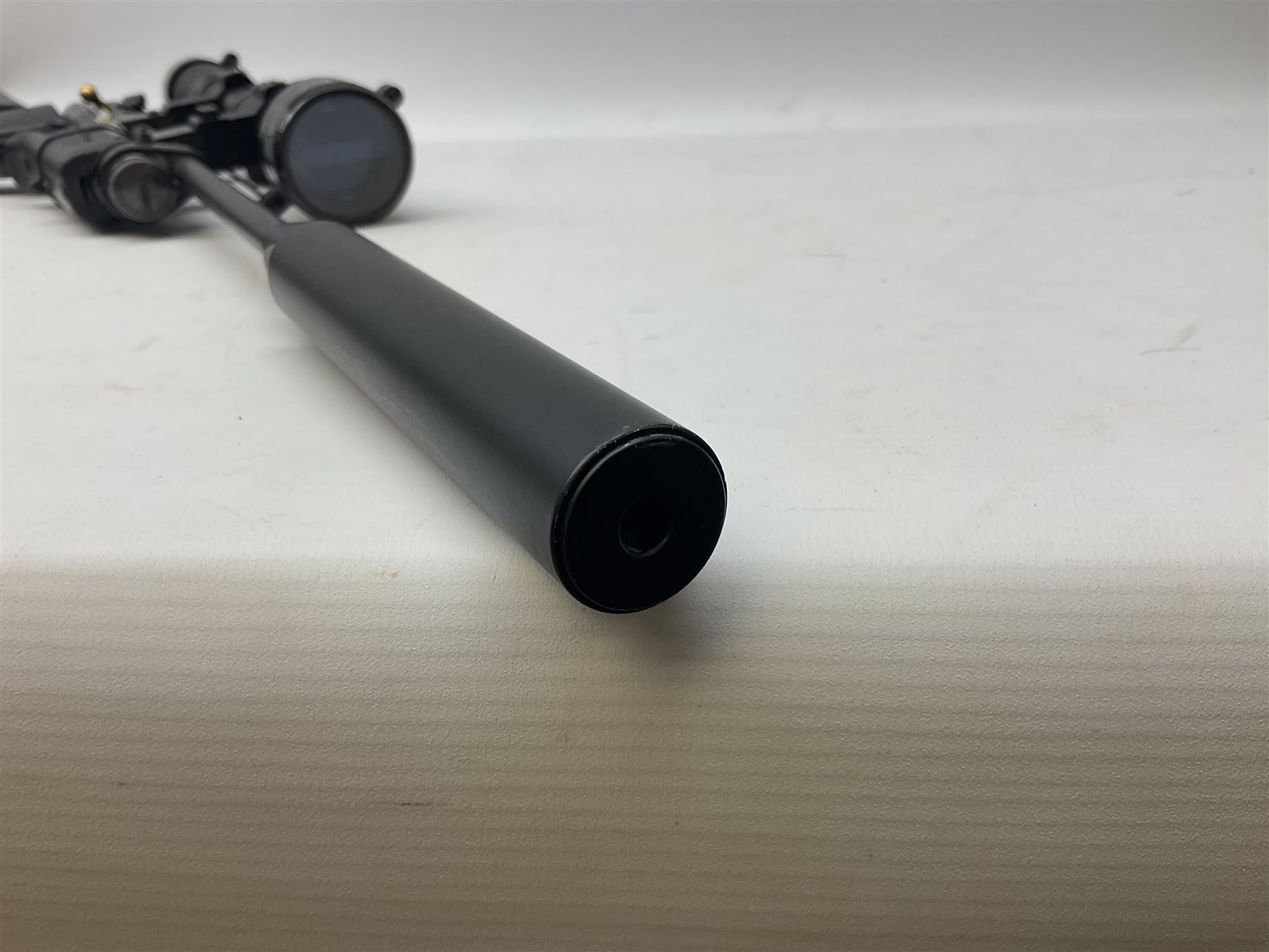 Crosman Air Guns Model 2250B .22 CO2 air rifle, with sound moderator