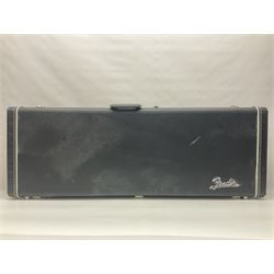 Fender Jaguar electric guitar, American Custom Shop vintage re-issue, probably in seafoam green, with tremolo arm, serial no.V1317106, L101cm; in American G&G Fender fitted hard case with paperwork