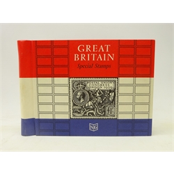  Great Britain 'Special Stamps' album, mint stamps from King George V to Queen Elizabeth II decimal postage, a few pages missing but mainly complete, missing high values  