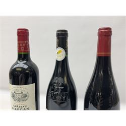 Mixed red wines including six bottles Chateau Verniotte Castillon Cotes de Bordeaux 2011, 750ml 14.5% vol, two bottles Chateau Philippe Lamour Costieres De Nimes 2016, 750ml 14% vol, Chateau du Prieur Bordeaux 2016 and five others of various contents and proofs (14)  