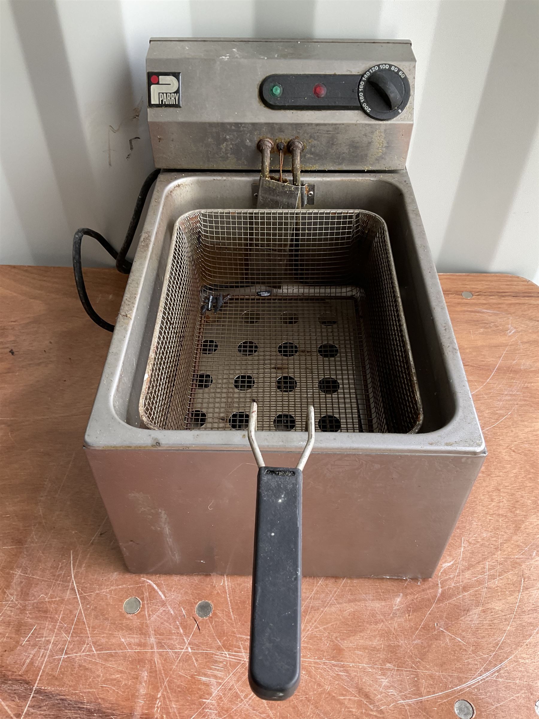 “Parry” Single pan electric fryer - THIS LOT IS TO BE COLLECTED BY APPOINTMENT FROM DUGGLEBY STORAGE, GREAT HILL, EASTFIELD, SCARBOROUGH, YO11 3TX