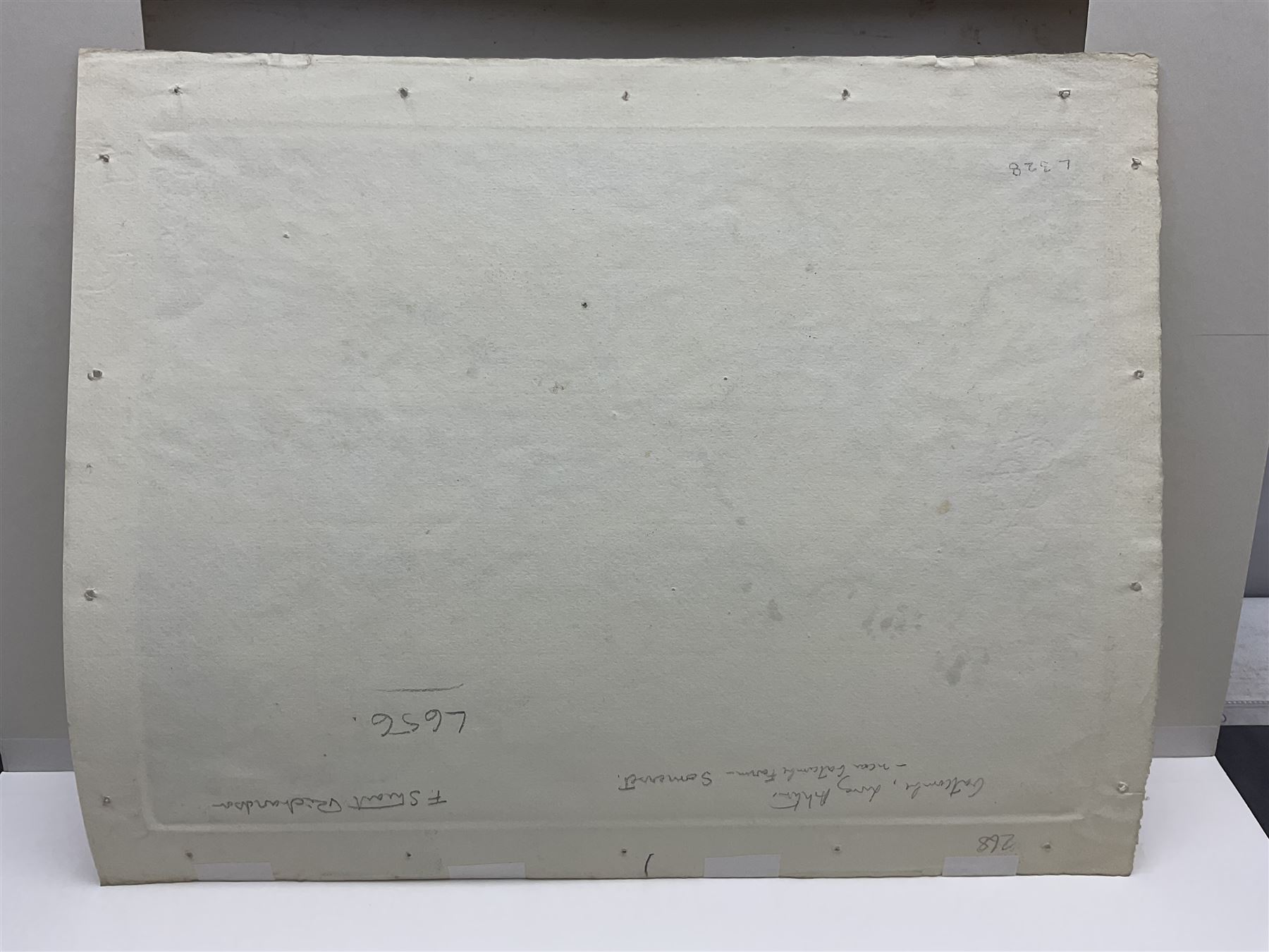 Frederic Stuart Richardson (Staithes Group 1855-1934): 'Hauling Timber above Gatcombe - Long Ashton' Somerset, set three watercolours signed in the margin, titled verso 21cm x 29cm (3) (mounted)