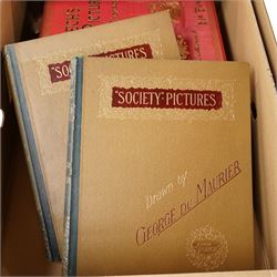 Society, Nobility and Peerage interest - Doyle, James E 'The Official Baronage of England' Vols. I, II and III, 'Debrett's Peerage Baronetage Knightage & Companionage' 1934, Burke's Peerage 1937 and 1952, Patson 'Social Caricature in the Eighteenth Century', 'John Leeche's Pictures of Life & Character' etc, contents in three boxes