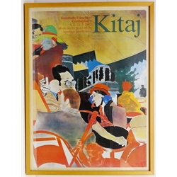  After Ronald Brooks Kitaj (American 1932-2007): 'The Autumn of Central Paris', original lithograph exhibition poster 'Kunsthalle D1982, 87cm x 63.5cm     