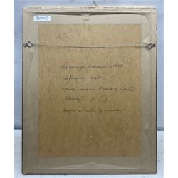 William Unger Stracener (Baton Rouge - Louisiana USA 1928-2016): American Country House, watercolour signed 35cm x 24cm