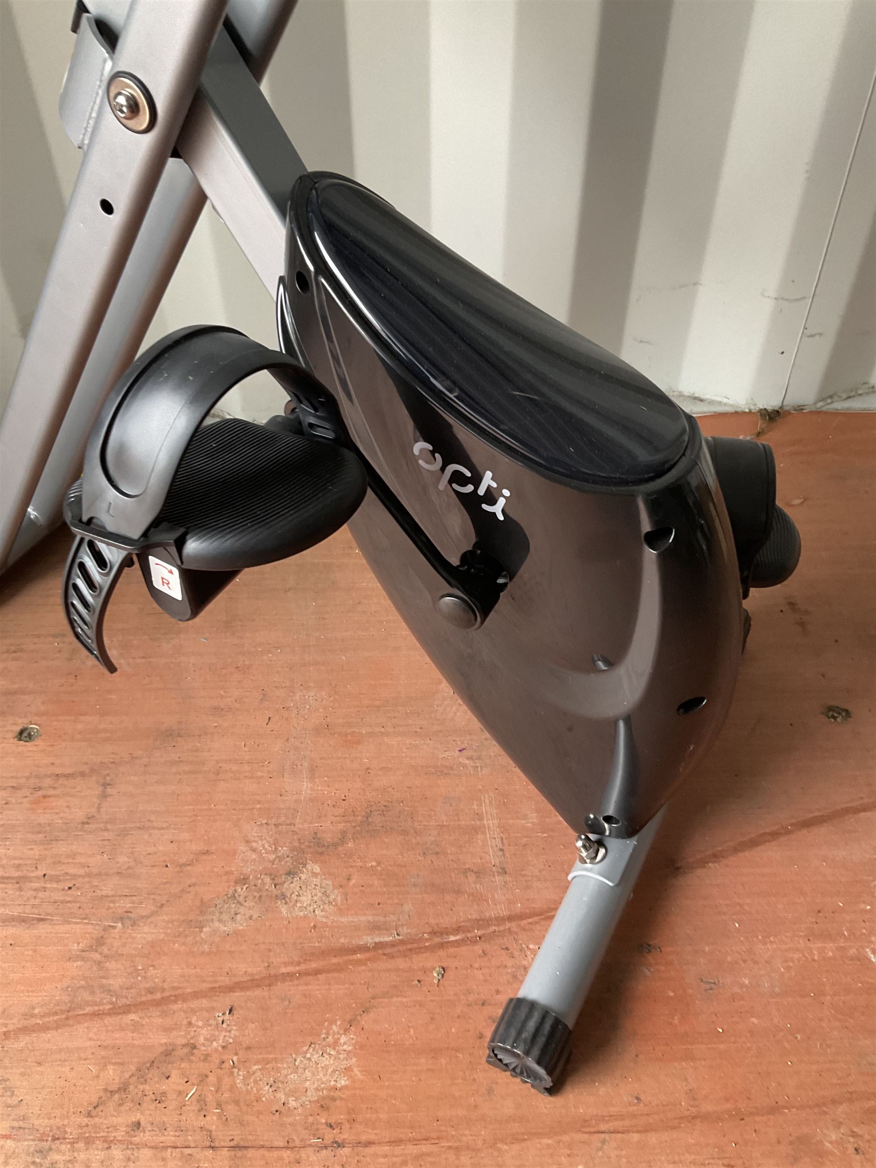 Opti Folding exercise bike - THIS LOT IS TO BE COLLECTED BY APPOINTMENT FROM DUGGLEBY STORAGE, GREAT HILL, EASTFIELD, SCARBOROUGH, YO11 3TX