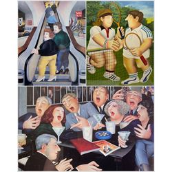 Beryl Cook OBE (British 1926-2008): 'Ten