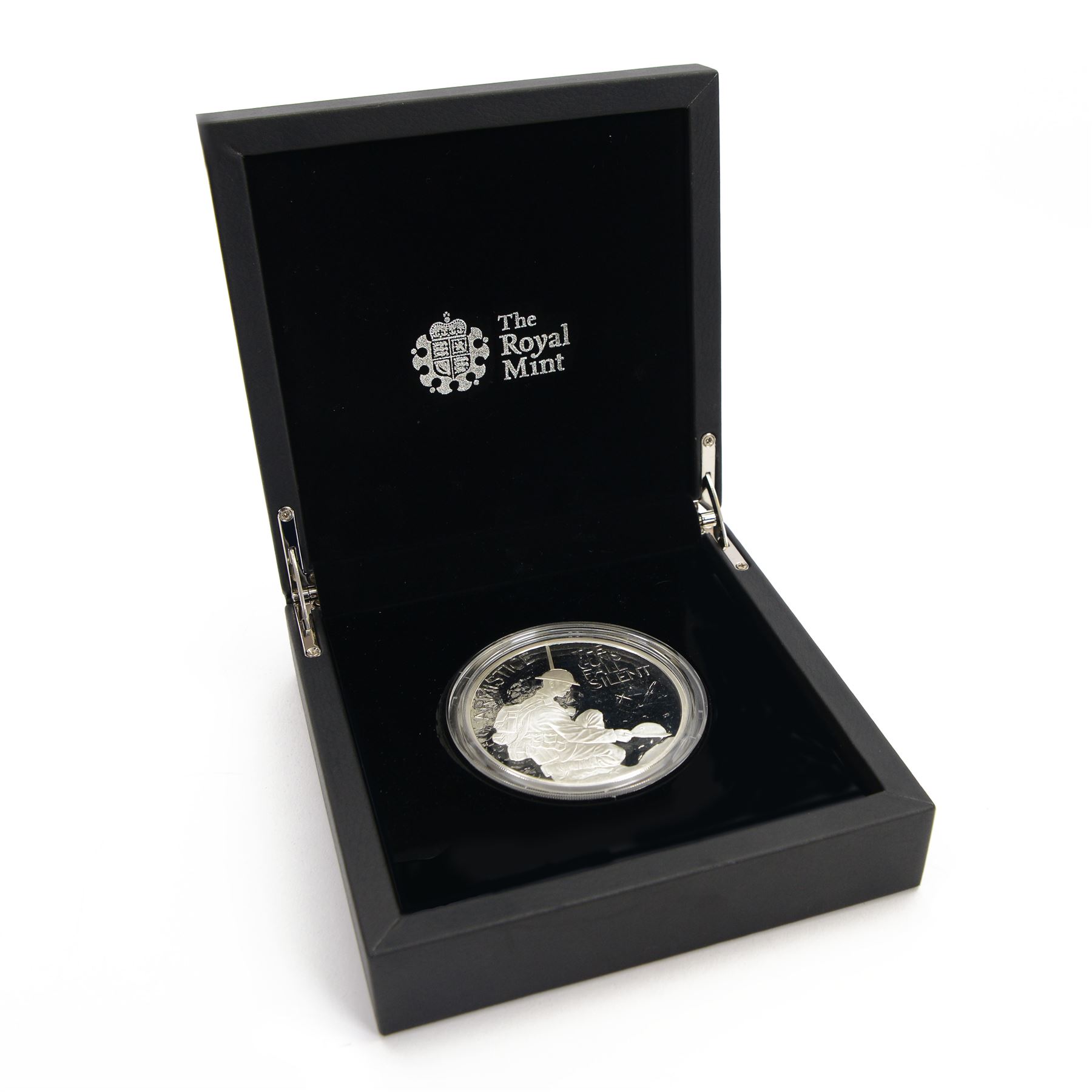 The Royal Mint United Kingdom 2018 'The 100th Anniversary of the First World War' five ounce silver proof ten pound coin, cased with certificate