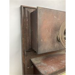 Railway  repeater signal box, with signals for train on line and arrival, H97cm