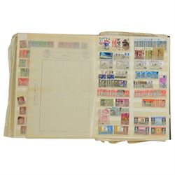 Great British and World stamps, including Aden, Antigua, Bahamas, Barbados, Basutoland, Bechuanaland Protectorate, Bermuda, British Guiana, Cyprus, Dominica, Fiji, Gold Coast, Malta, Newfoundland, Nyasaland, St Helena, St Vincent, Sierra Leone etc, stamps on covers, reference materials etc, housed in various albums, folders and loose