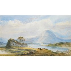 Attrib. Charles Frederick Buckley (British 1812-1869): 'Lower Lake, Killarney - from The L...