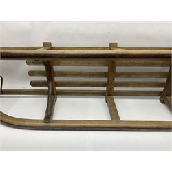 Davos wooden sledge, L108cm