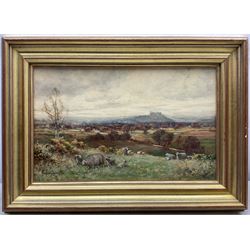 Tomson Laing (Scottish fl.1890-1904): Stirling Castle, oil on artist's board signed 25cm x 39cm
Provenance: with Calton Gallery, Roal Terrace, Edinburgh Spring Exhibition 1994, label verso