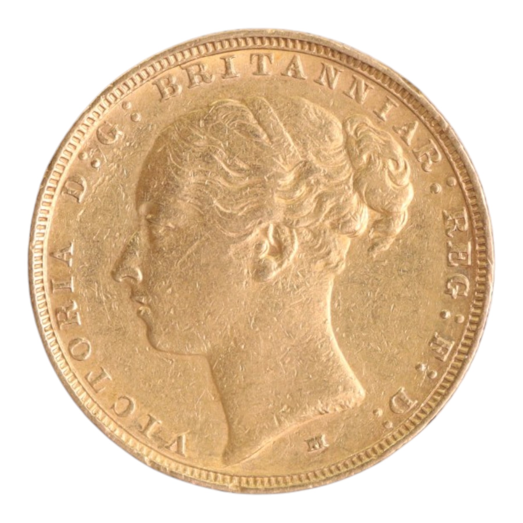 King George V 1928 gold full sovereign coin, Pretoria South Africa mint