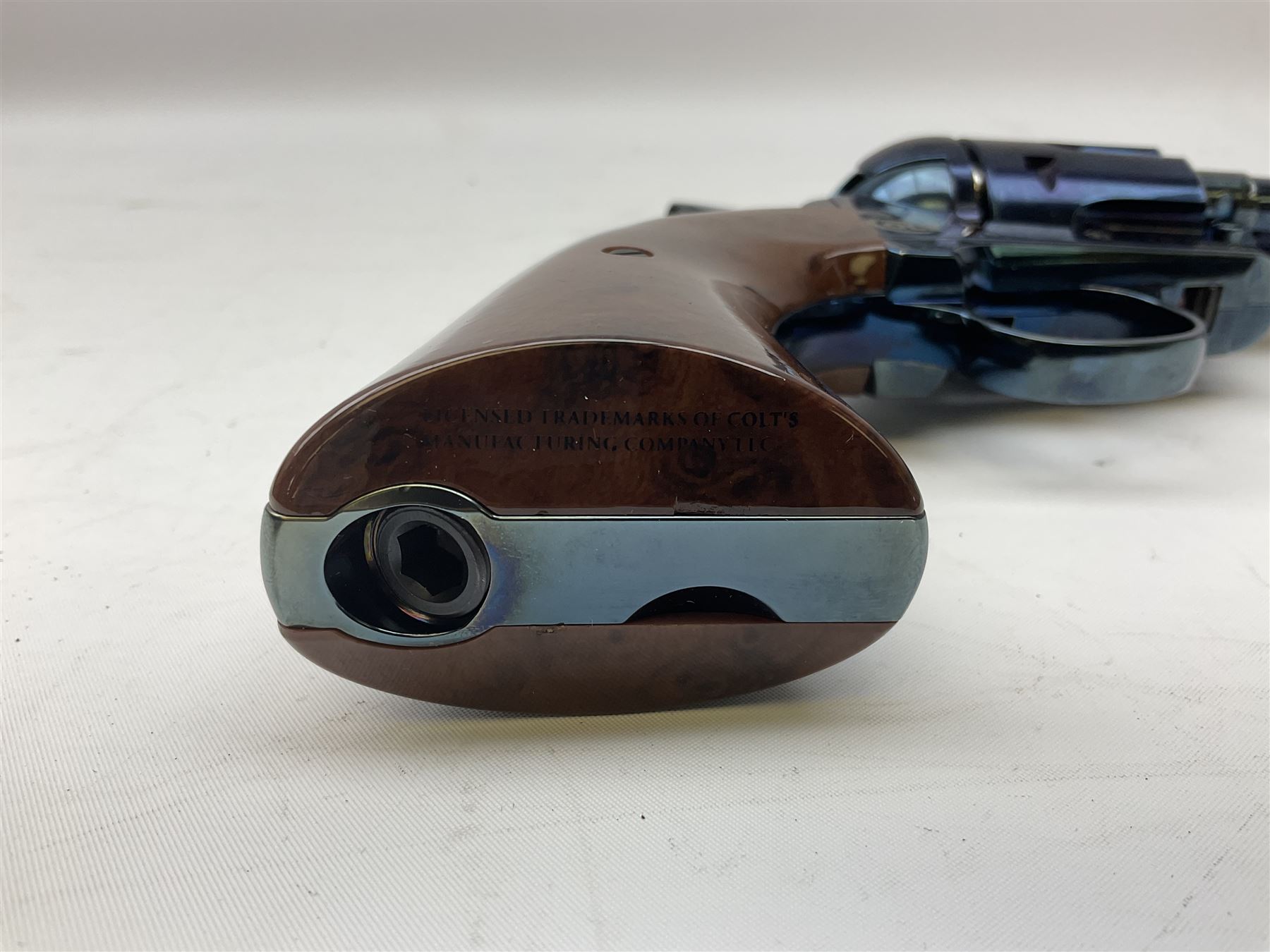 German Umarex CO2 .177 Colt Single Action Army .45 revolver, No.16L04827 L35cm overall; boxed with instructions