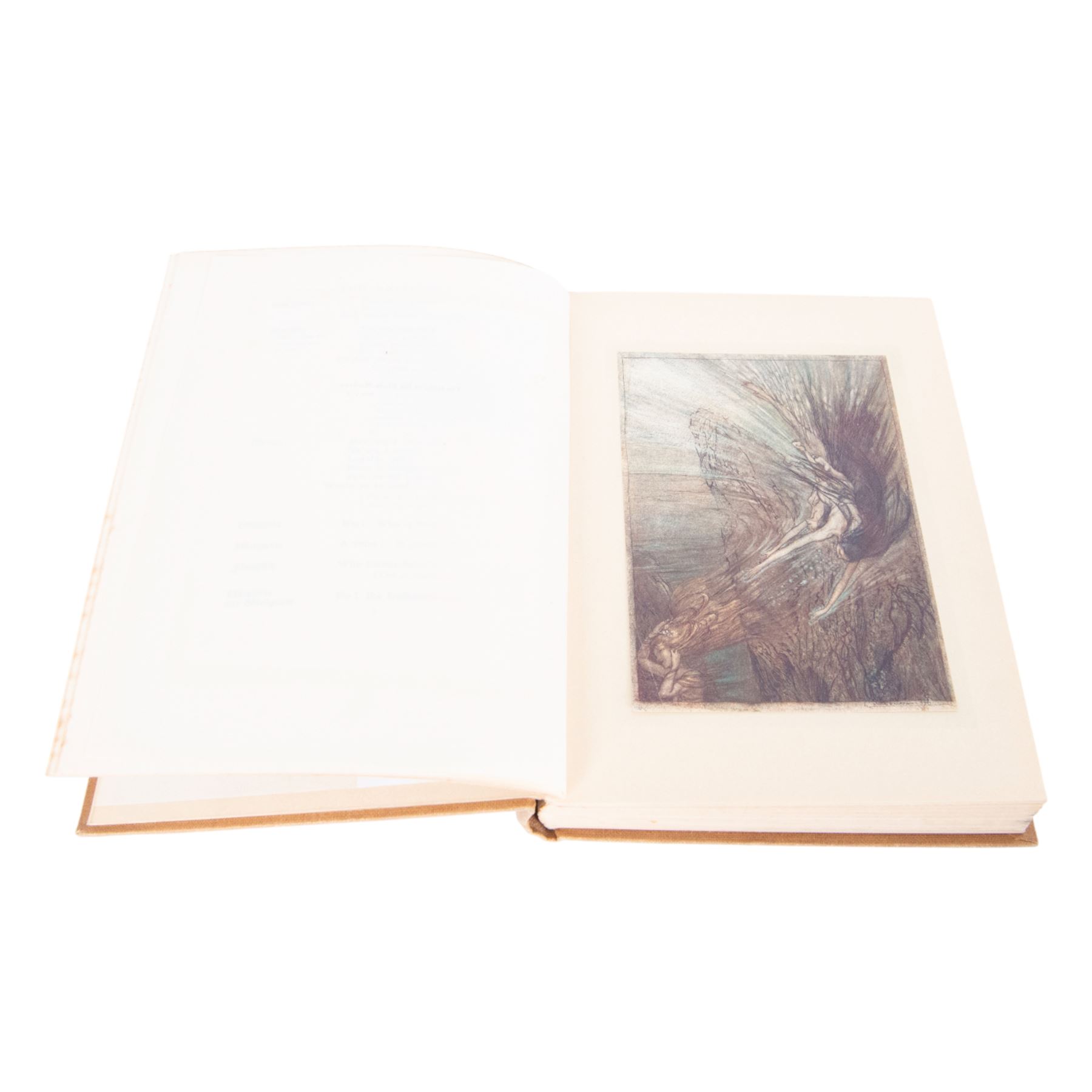 Richard Wagner; The Rhinegold & The Valkyrie with illustrations by Arthur Rackham, 1910 first edition, together with Arthur Rackham; Rackham's colour Illustrations for Wagner's Ring