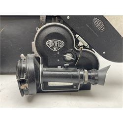 Arriflex 16 camera body, serial no. 11250, three 400ft magazines, cased filter set, 'Angenieux-Zoom Type 4x17.5B F.17.5-70mm' lens, serial no. 1199886 cases and other Addiflex equipment in hard case 