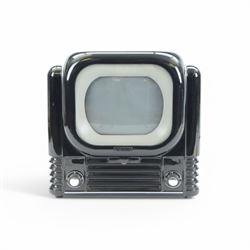 Radiocraft Retrovisor Metropolis television, the 1950s retro style Jazz Black case with ch...