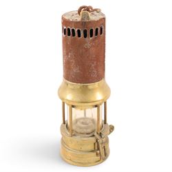 Three mining lamps, including John Davis & Son no. 2 B safety lamp, Protector Lamp & Lighting Co Type SL no. 29 lamp and one other