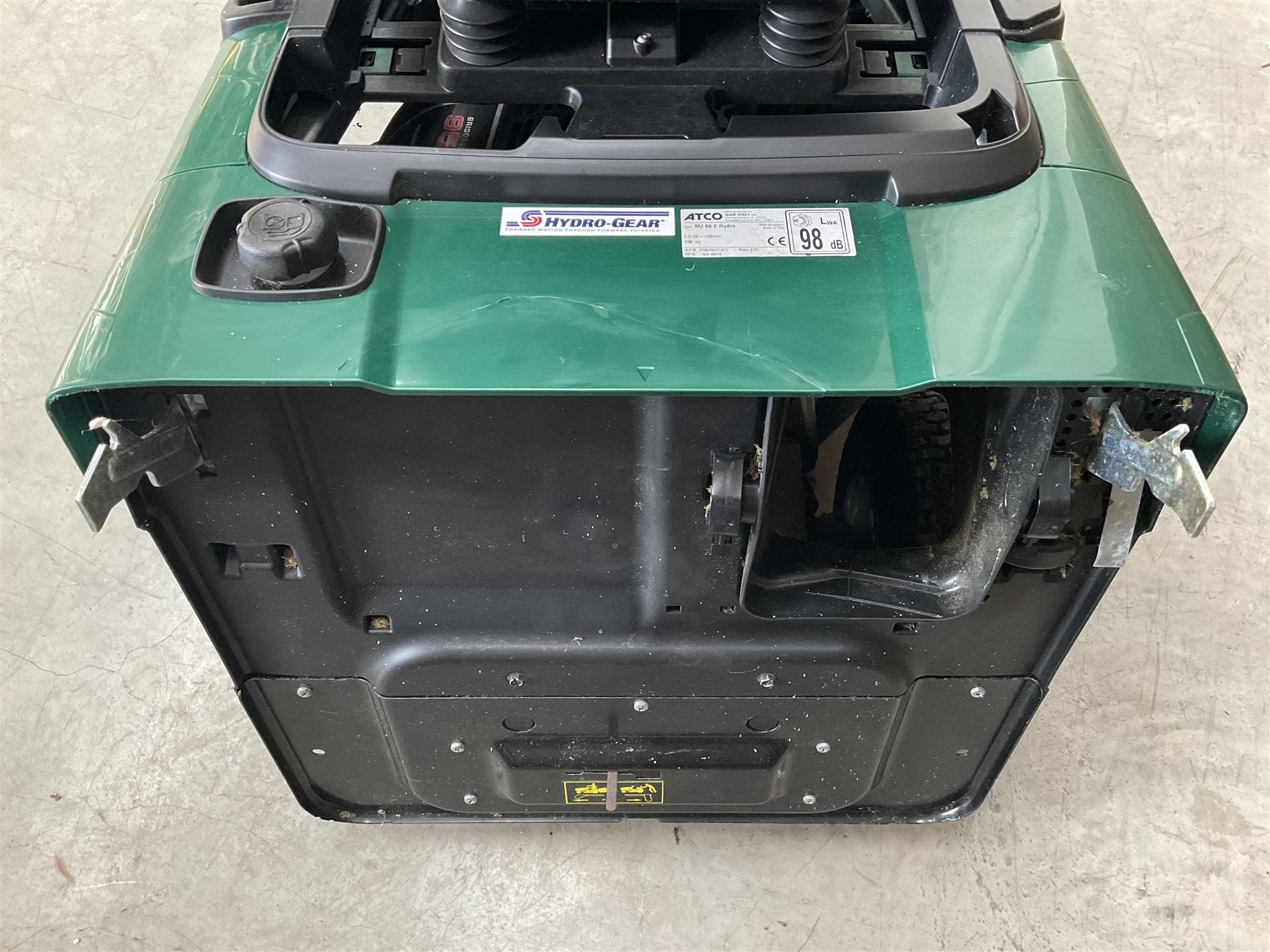 Atco Rider 27H petrol ride on lawnmower, very little use