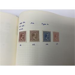 World stamps including Andorra, Austria with 1858 and later issues, Belgium with imperfs and later, Belgium, Cuba, Czechoslovakia, Denmark, Ireland, France, Germany with Hamburg, Lubeck, Oldenburg, Saxony etc, Greece, Hungary, the Netherlands, Spain etc, housed in two albums 