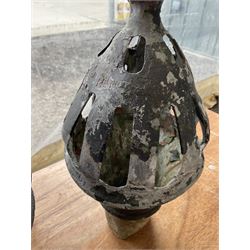 Antique lead soil pipe finials - THIS LOT IS TO BE COLLECTED BY APPOINTMENT FROM DUGGLEBY STORAGE, GREAT HILL, EASTFIELD, SCARBOROUGH, YO11 3TX